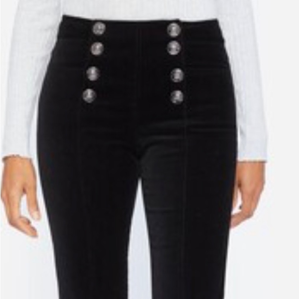 J. Mclaughlin Hastings Black Velvet Jeans! Gem